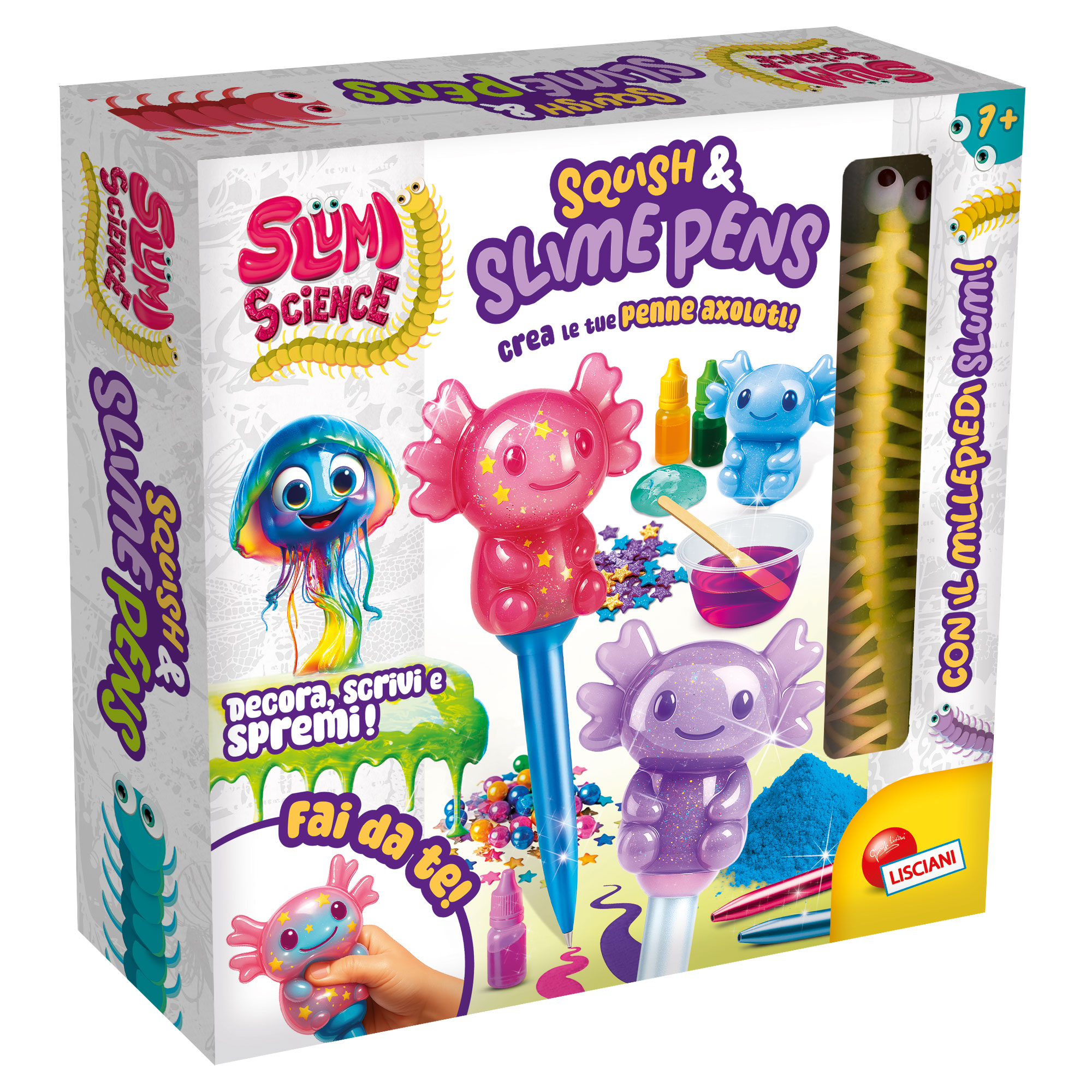 lisciani-slumi-squish-and-slime-pens-kit-2-stylos-personnaliser image 1