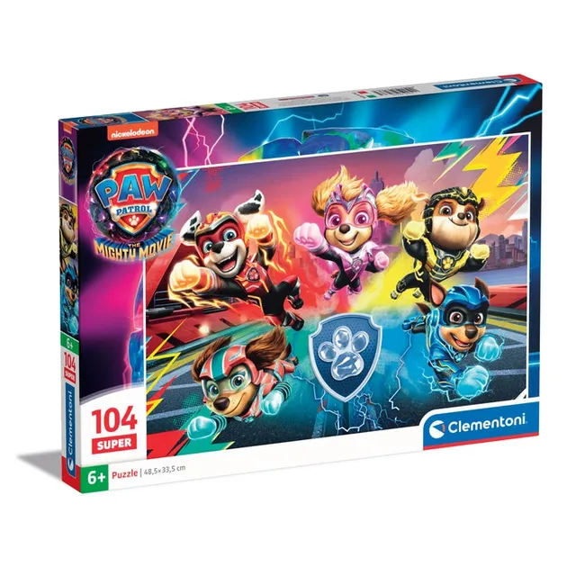 clementoni-paw-patrol-the-mighty-movie-puzzle-104-pi-ces image 1