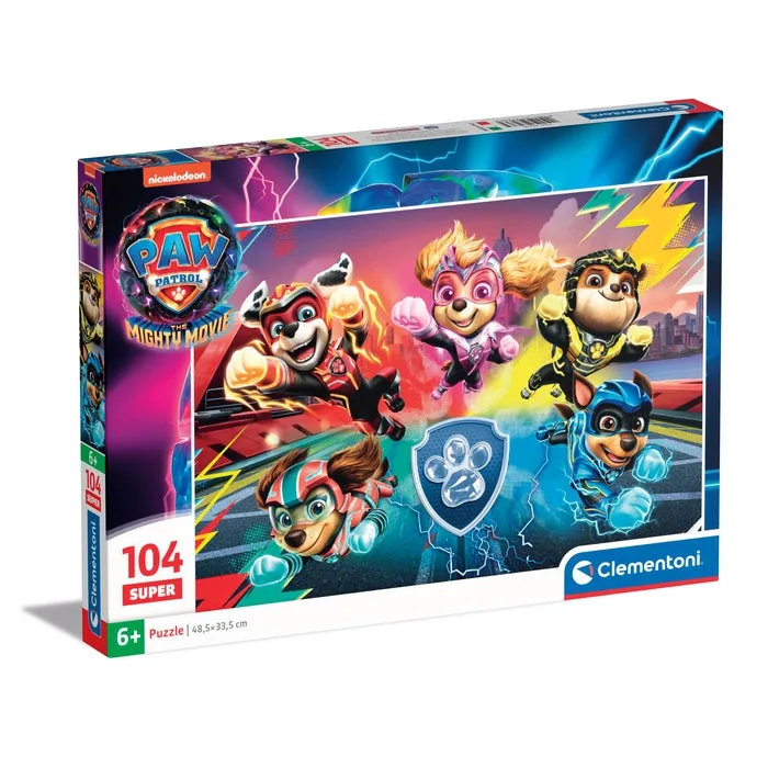clementoni-paw-patrol-the-mighty-movie-puzzle-104-pi-ces image 1