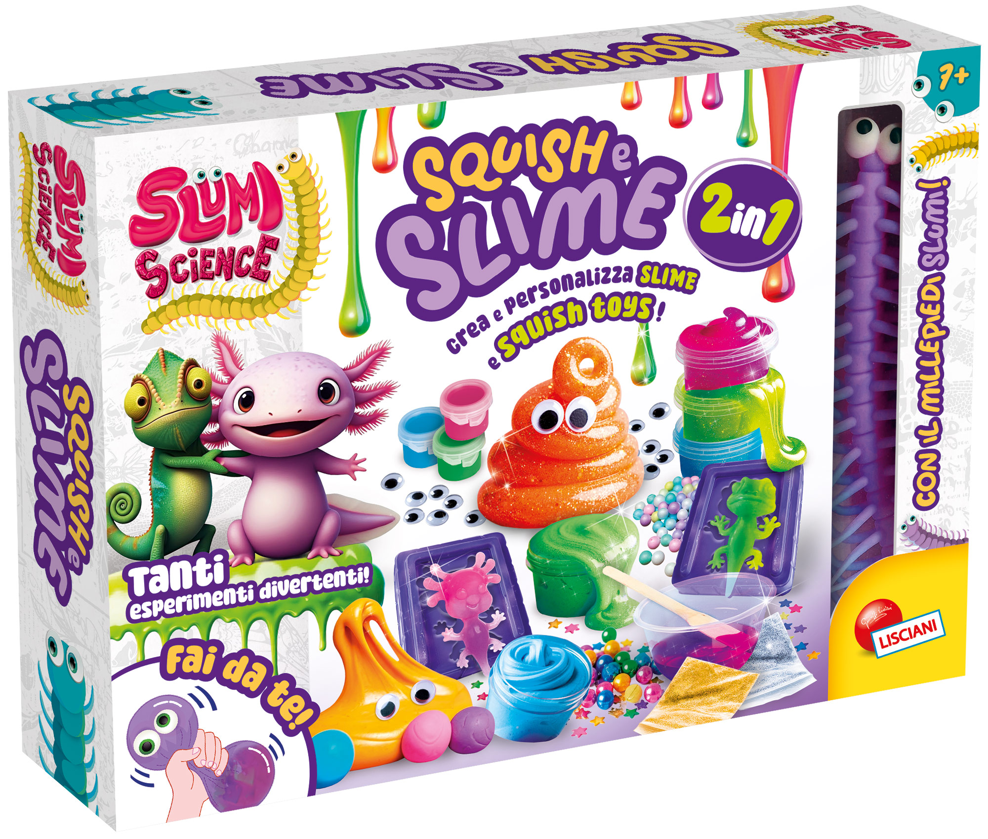 lisciani-slumi-science-squish-et-slime-kit-cr-atif-2-en-1 image 1