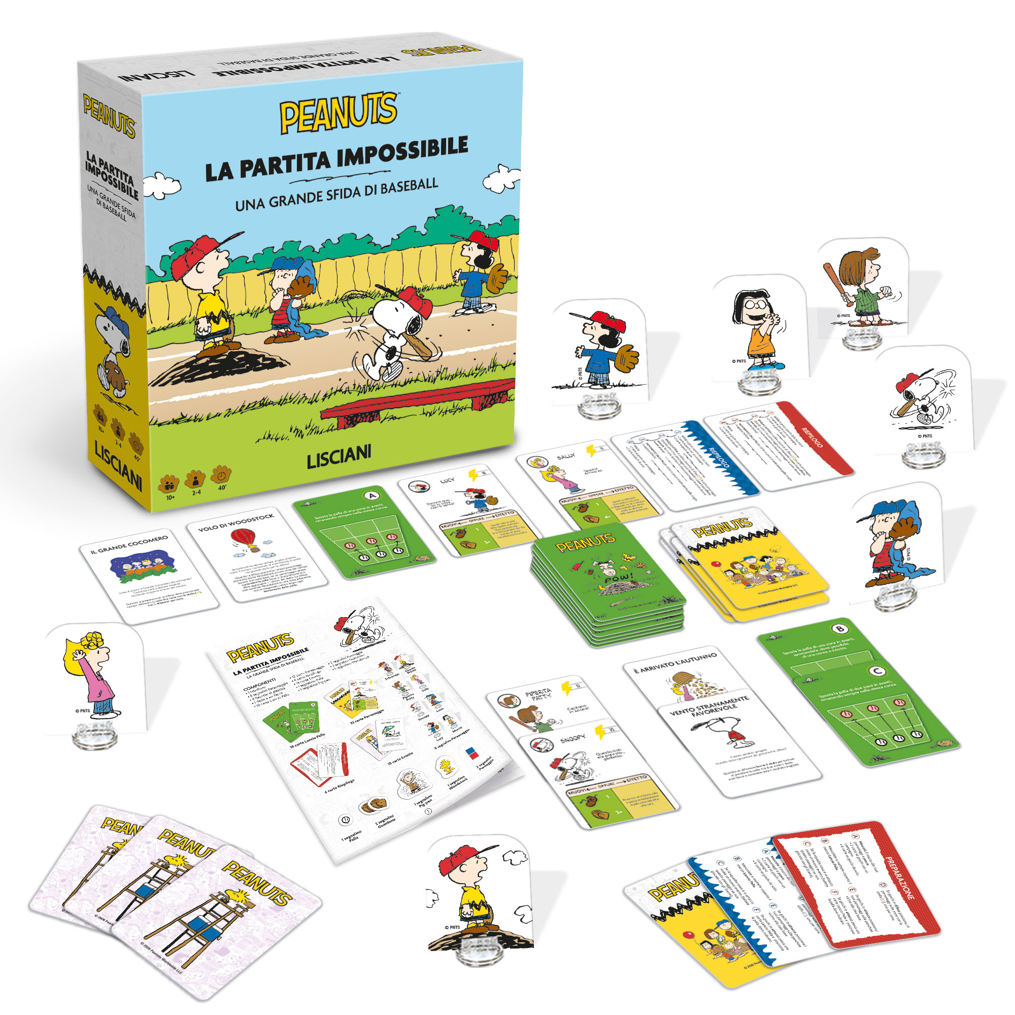 lisciani-peanuts-board-game-la-partita-impossibile-jeu-de-plateau-baseball image 3