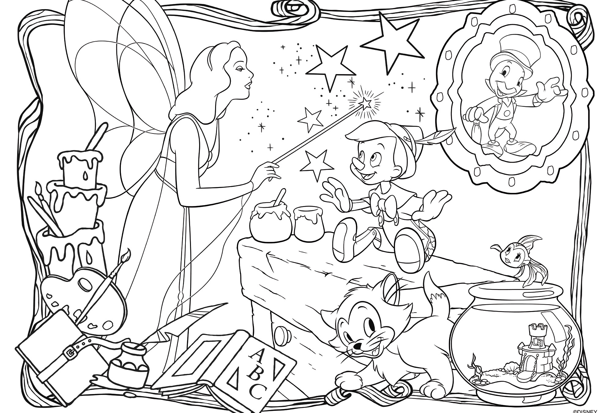 lisciani-disney-puzzle-double-face-maxi-floor-24-disney-classic image 3