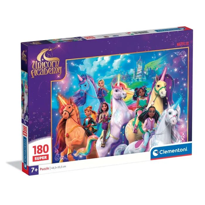 clementoni-unicorn-academy-puzzle-enfant-180-pi-ces image 1