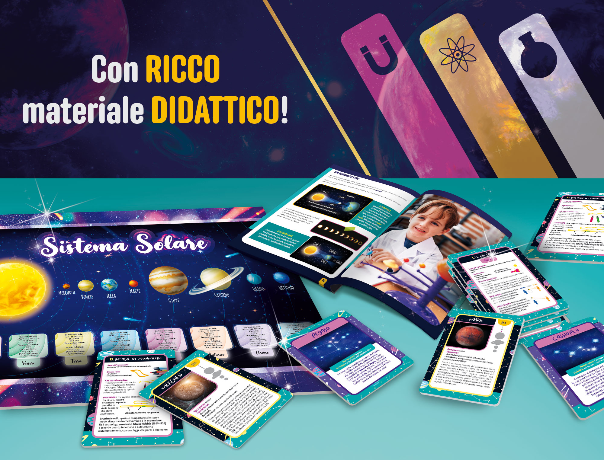 lisciani-i-m-a-genius-laboratorio-dello-spazio-kit-scientifique-syst-me-solaire image 4