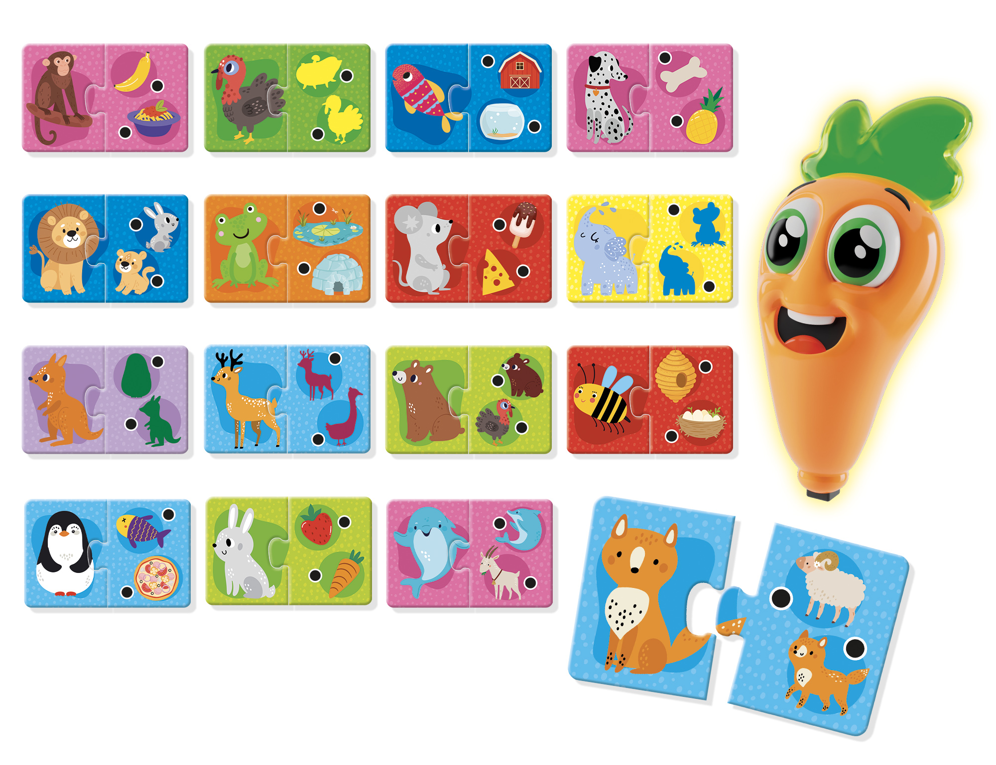 lisciani-carotina-baby-penna-parlante-baby-animals-jeu-ducatif-b-b-animaux image 2