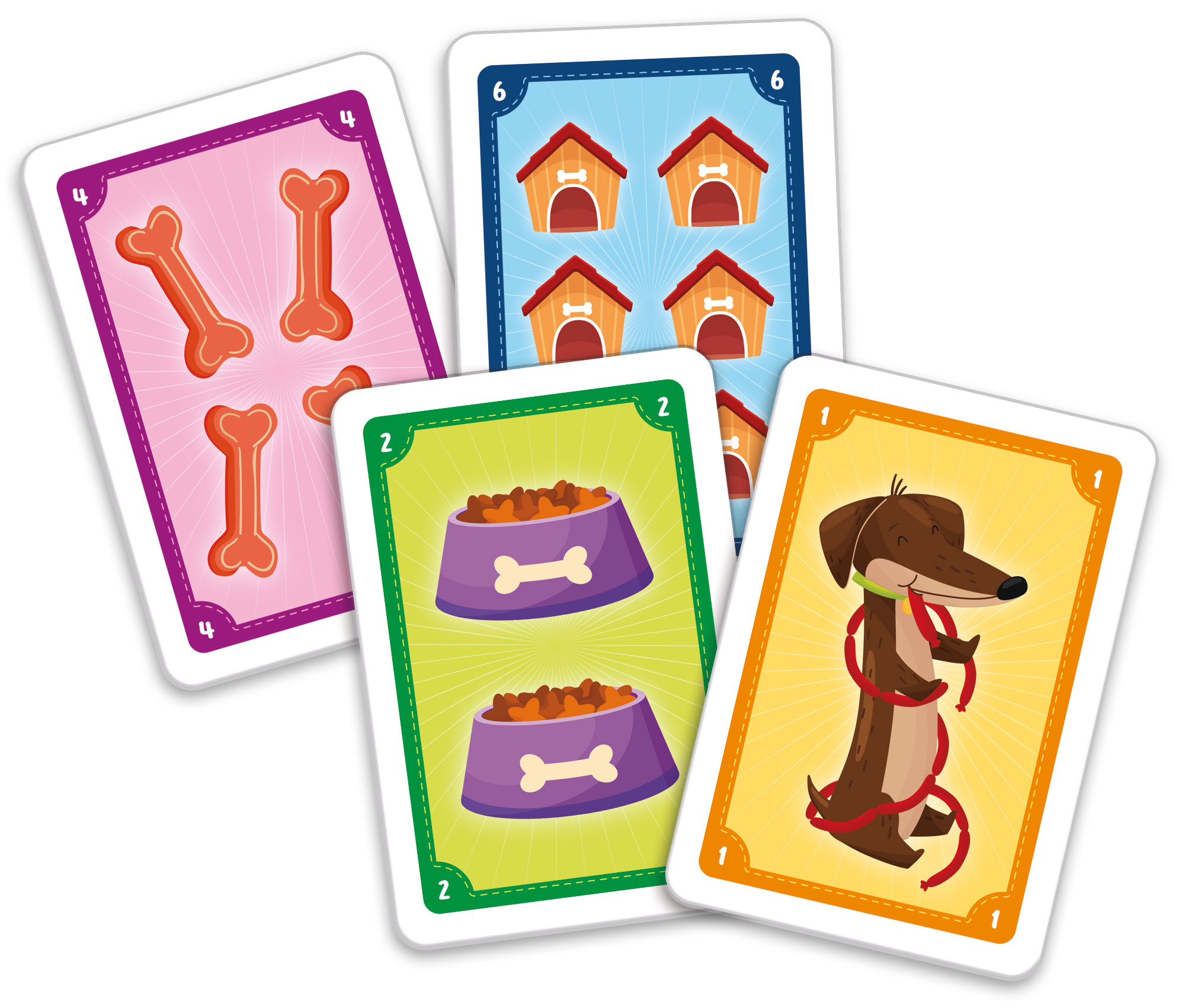 lisciani-ludoteca-le-carte-dei-bambini-bassotto-piglia-tutto-jeu-de-cartes image 2