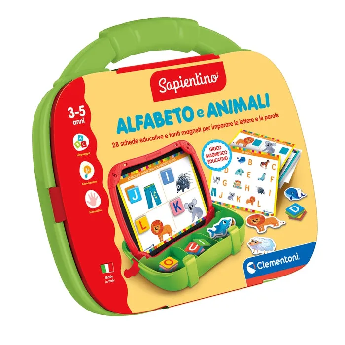 clementoni-sapientino-valigetta-magnetica-alfabeto-e-animali image 1
