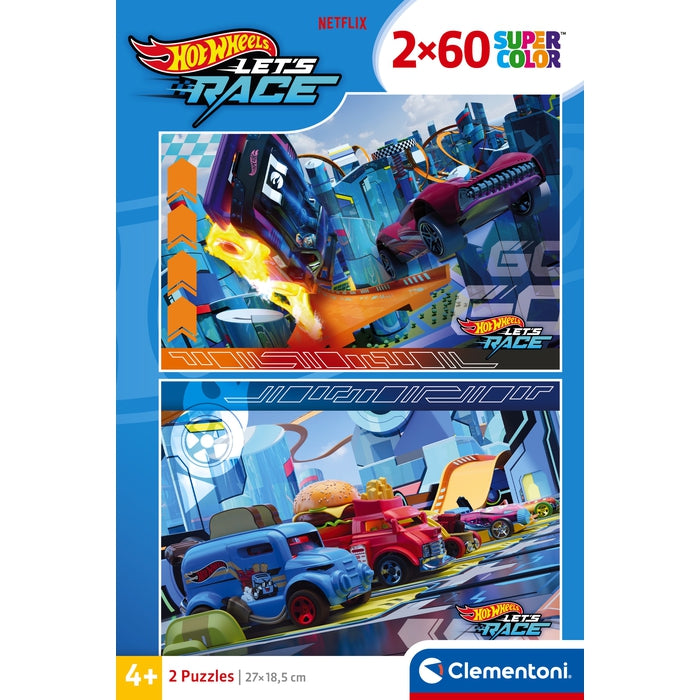 clementoni-hot-wheels-puzzle-enfants-2x60-pi-ces-27x19-cm image 5