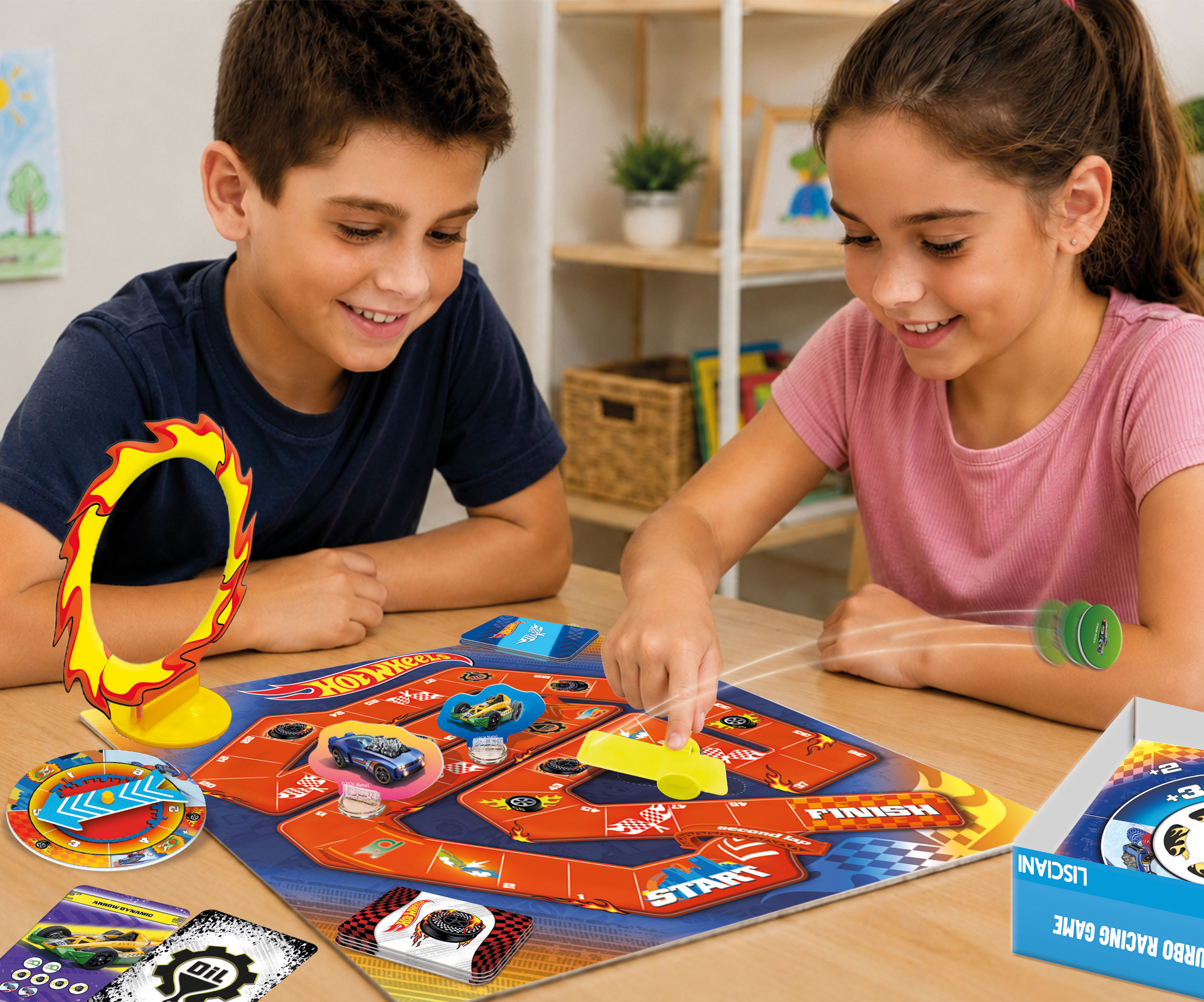 lisciani-hot-wheels-turbo-racing-jeu-de-soci-t-de-course image 4