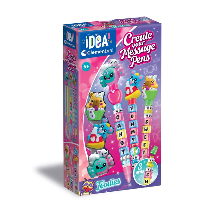 clementoni-idea-create-your-message-pen-foodies-kit-cr-atif image 1