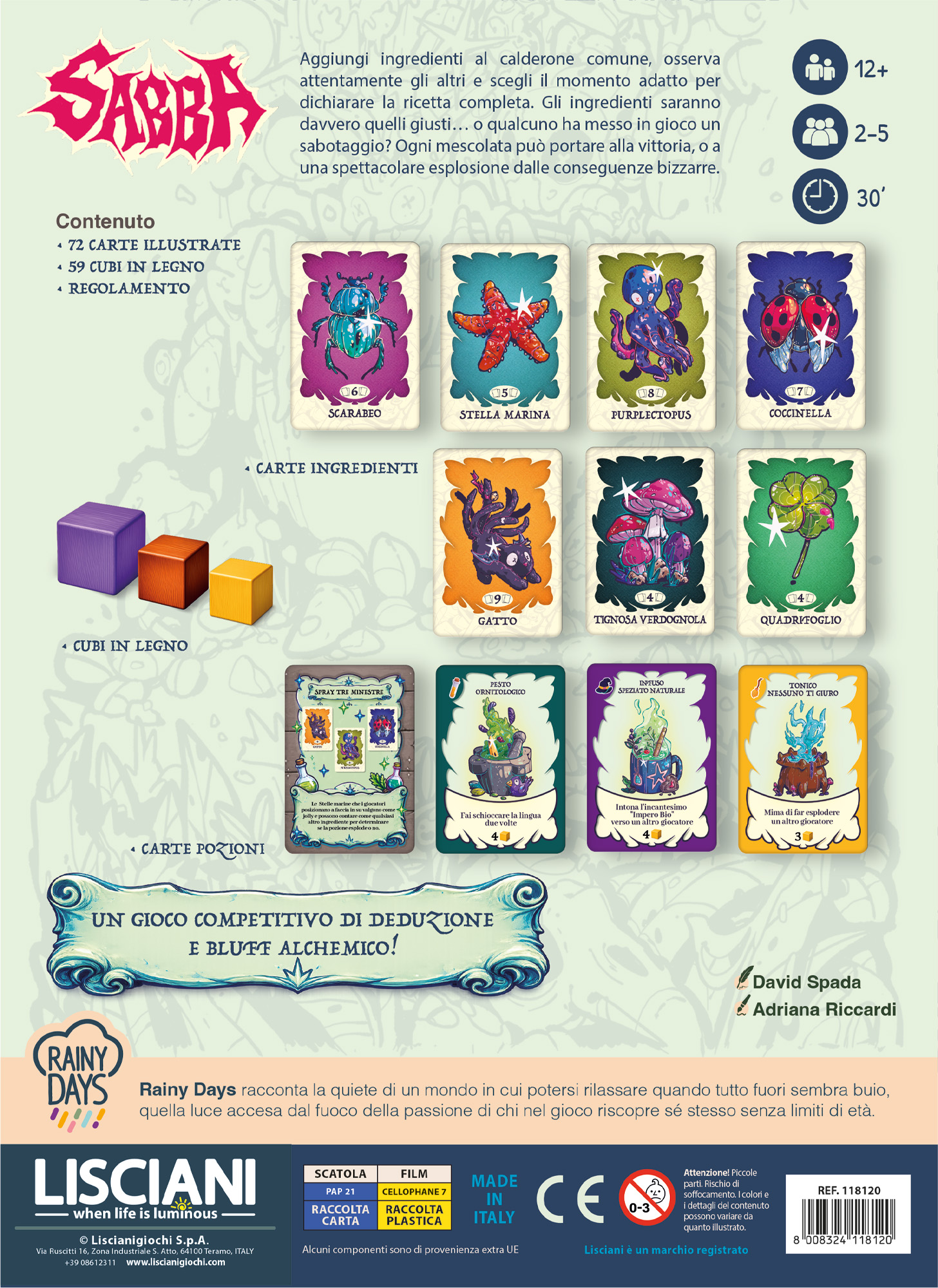 lisciani-rainy-days-sabba-jeu-de-soci-t-bluff-et-potions image 5