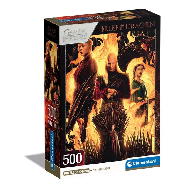 clementoni-puzzle-house-of-the-dragon-500-pi-ces-49-x-36-cm image 1