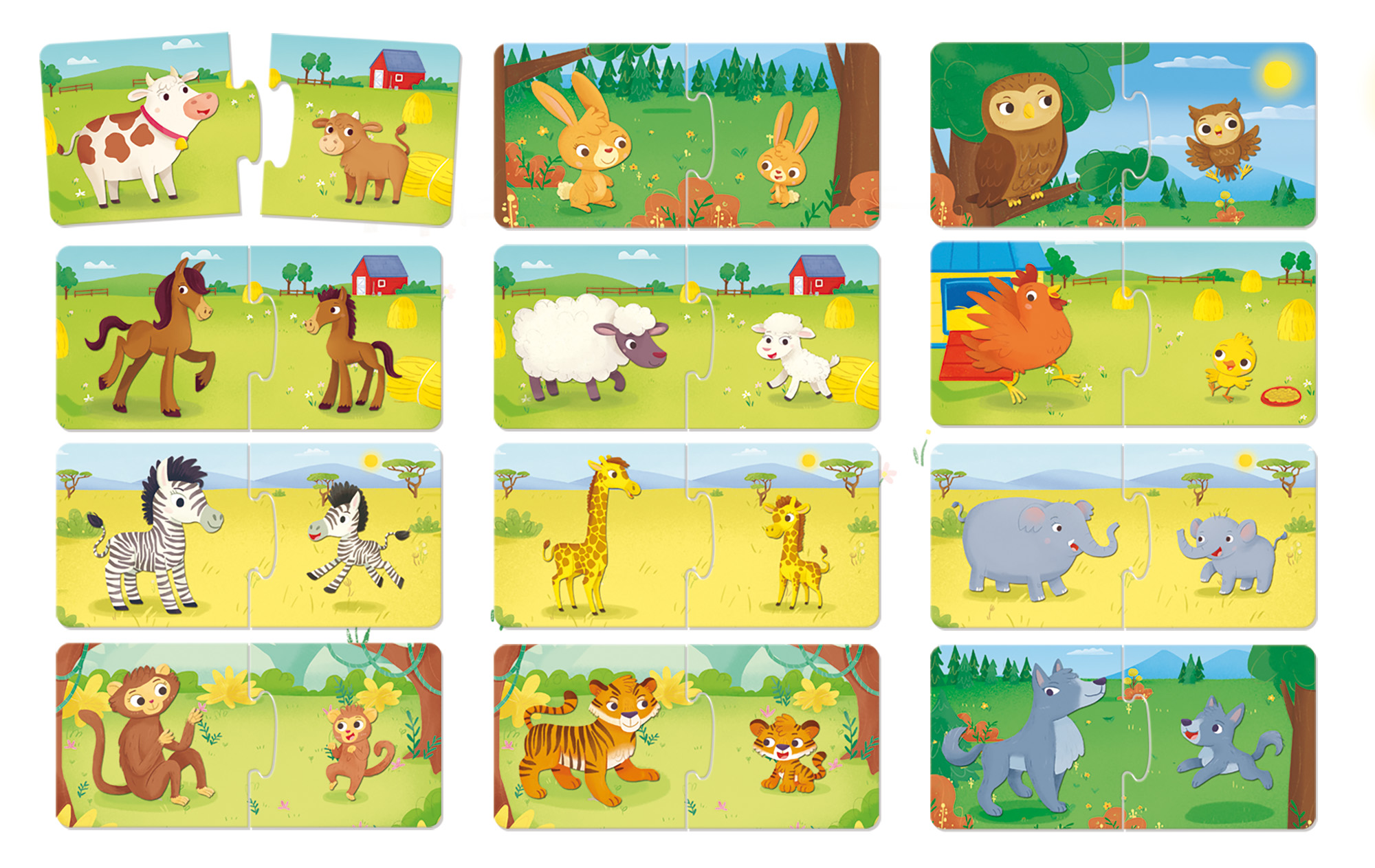 lisciani-carotina-baby-logic-mamme-e-cuccioli-jeu-d-association image 2