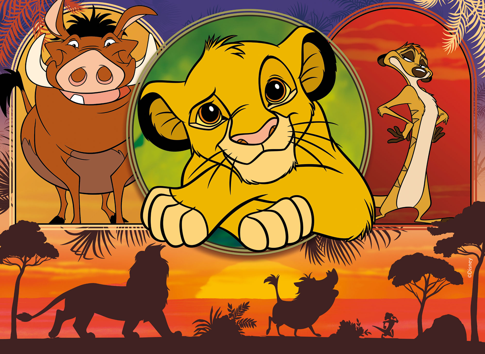 lisciani-disney-puzzle-maxifloor-4-x-48-le-roi-lion image 2