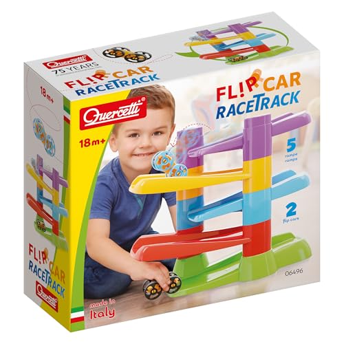 quercetti-6496-flip-car-race-track-circuit-de-billes-avec-voitures image 7