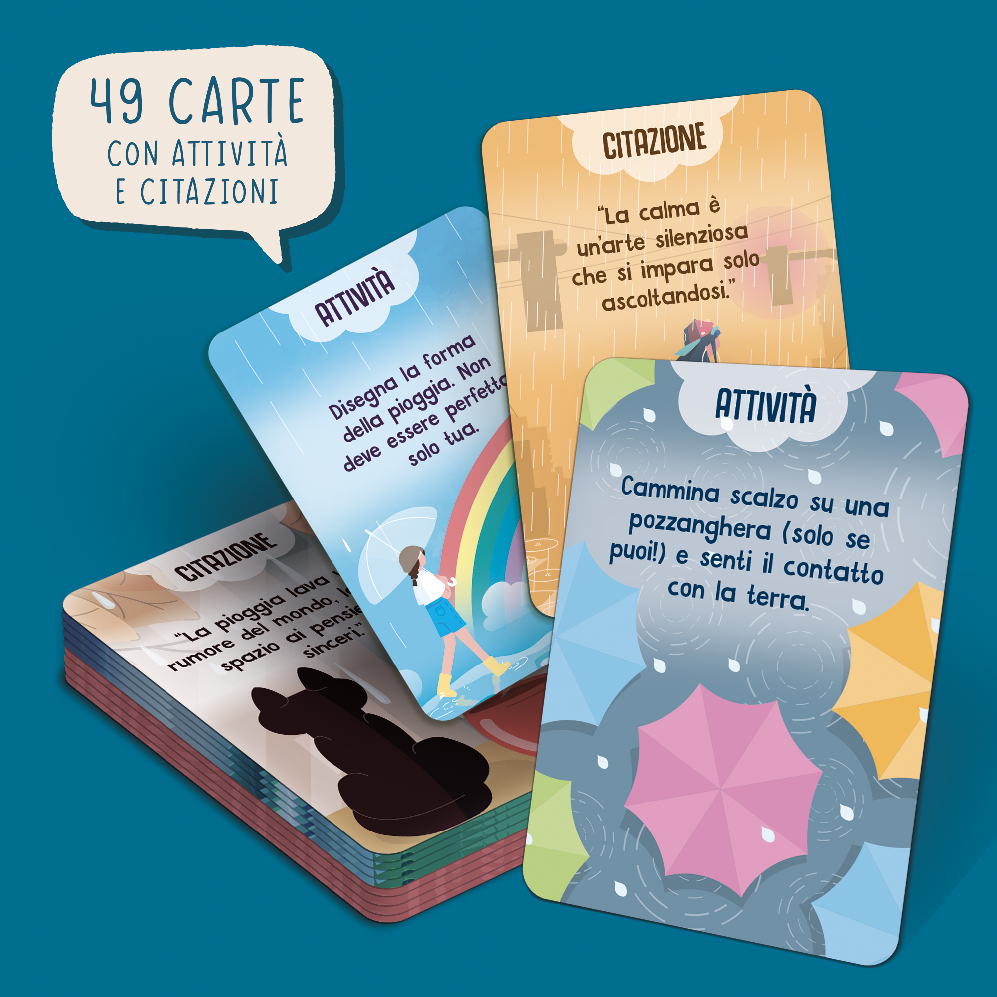 lisciani-rainy-days-bocaux-du-bonheur-assortis-49-cartes image 2