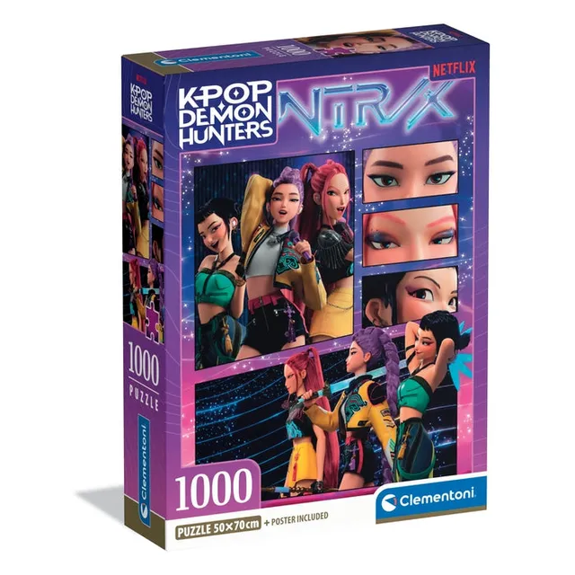 clementoni-kpop-demon-hunters-puzzle-1000-pi-ces-3 image 1