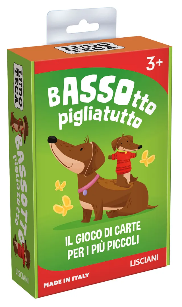 lisciani-ludoteca-le-carte-dei-bambini-bassotto-piglia-tutto-jeu-de-cartes image 1