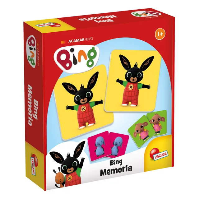 lisciani-bing-games-bing-memoria-24-cartes image 1
