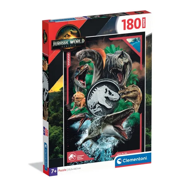 clementoni-jurassic-world-puzzle-180-pi-ces-48-5-x-33-5-cm image 1