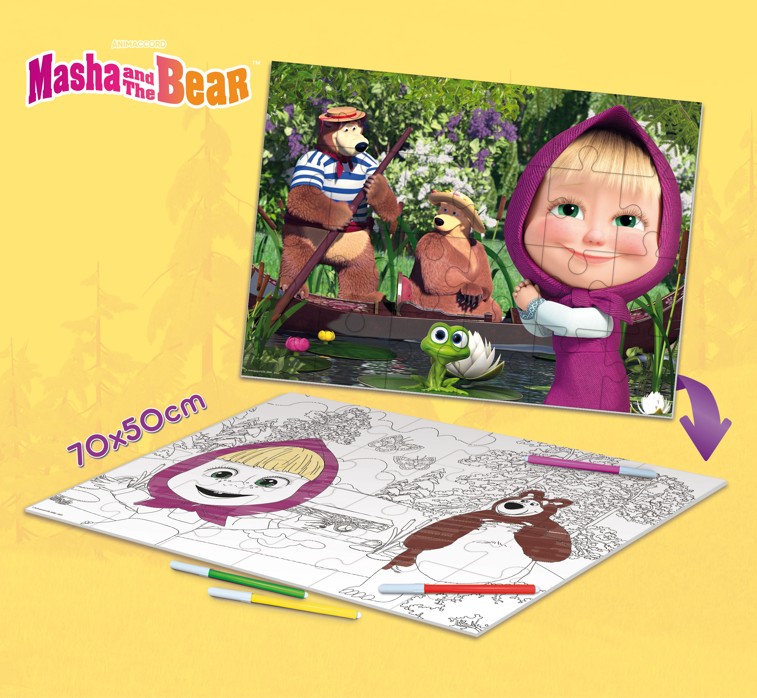 lisciani-masha-puzzle-df-maxifloor-35-masha-et-michka image 4