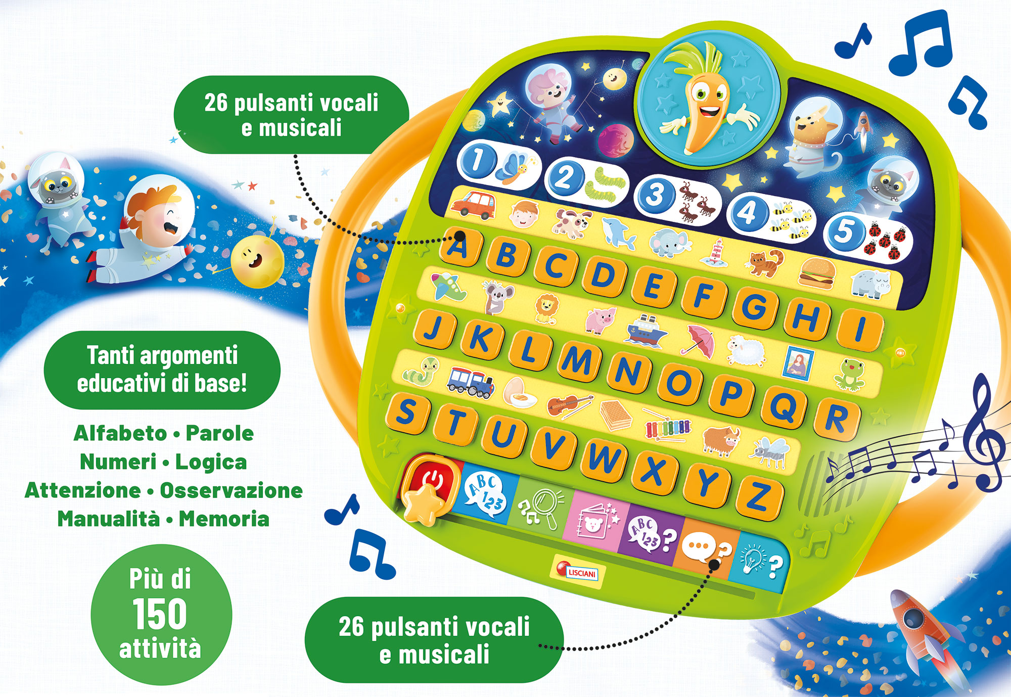 lisciani-carotina-astronave-abc-base-parlante-alphabet image 3