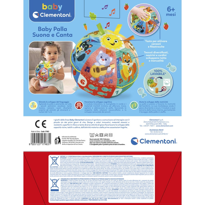 baby-clementoni-baby-palla-suona-e-canta-balle-musicale-douce image 7