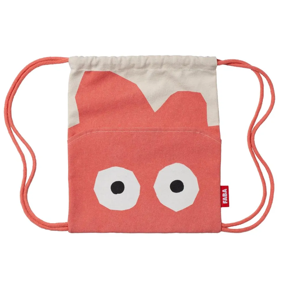 faba-sac-dos-hop-rouge-en-coton-pour-conteurs-faba-et-faba image 1