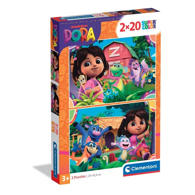 clementoni-dora-the-explorer-puzzle-enfant-2x20-pi-ces image 1